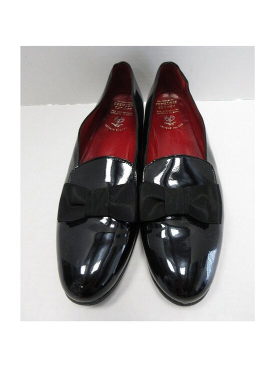 VTG Brooks Brothers Shoes 10 B Bow Tuxedo Pump Loafer DuPont Corfam * main image 11